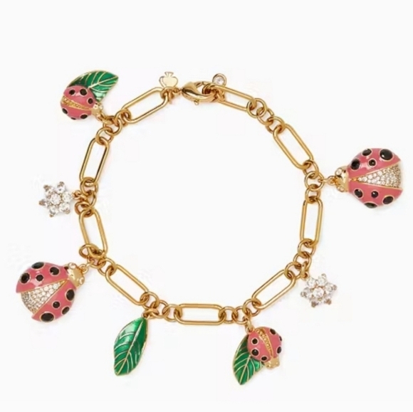 🔹️Kate Spade🔹️ Ladybug Charm Bracelet - Picture 1 of 6
